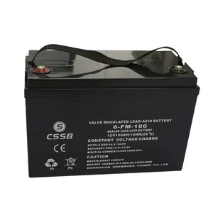 CSSB-batería de gel solar, pila ups para sistema solar, 12v100ah