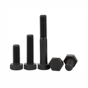 Tornillos y Tuercas DIN 933 <span class=keywords><strong>M6</strong></span>, M10, M12, M13, Tornillos Hexagonales de Acero al Carbono Negro de 18 x 80 mm, Grado 8.8 - Product Image 6