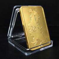 WD Free design logo laser personnalisé divers pays lingots d'or Union Soviétique URSS CCCP Dorure lingots métalliques