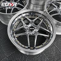 Ruedas Forjadas EVOR Personalizadas de 17, 18, 19, 20, 21 y 22 Pulgadas, Estructura de 2 Piezas, para Autos de Pasajeros, 5x114.3, 5x120, 5x130, Multirradio