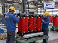 Transformateur sec à résine coulée 11kV 500KVA 2500kVA Modèle SCBH15 Marque 50/60Hz Triphasé 10kV Bobine à disque Prix COMPÉTITIF