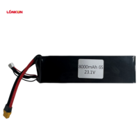 Baterai Lithium Ion Solid State OEM Longkun Original 22000mAh 249Wh/kg 6S 12S 14S 18S 24S untuk Aplikasi Drone Industri