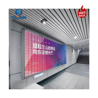 Mur vidéo LED à écran rétractable dynamique Smart Matrix Affichage rotatif mécanique à 360 degrés avec fonction d'animation SDK