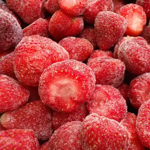 Fresas de secado frío IQF, fresas de congelación