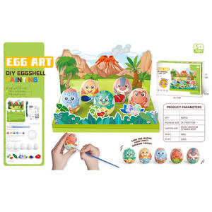 クリエイティブキッズ描画おもちゃアートグラフィティ教育玩具Diy手作り卵絵画恐竜 - Product Image 6
