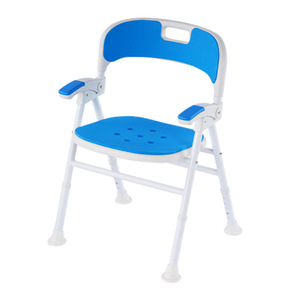Madron Folding <b>Bath</b> Chair Aluminum Alloy Non Slip Toilet Seat For Elderly Bathroom Use - Product Image 1