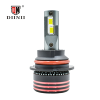 Ampoules de phare LED mini haute puissance M8PRO 9004 12V 130W 13000LM 6500K en aluminium certifiées CE, indice IP68, Plug & Play, ajustement universel