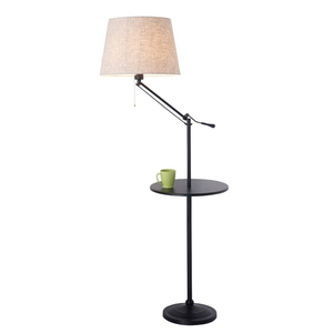 Lámpara de Pie Moderna de Hierro Negro y Dorado para Hotel, Lámpara de Pie Decorativa - Product Image 4