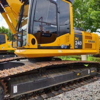 Prix imbattable ! Excavatrice sur chenilles d'occasion Komatsu PC240LC d'origine japonaise, modèle PC240, à vendre.