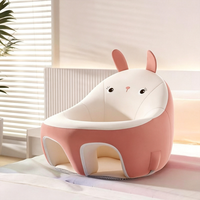 Canapé d'apprentissage pour enfants en tissu technique, design animal mignon, imperméable et facile à nettoyer, 360 °   Anti-chute, cadeau idéal pour enfant et pour la douche