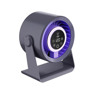 Ventilateur mural avec affichage numérique, oscillant, pour table ou bureau, alimenté par USB, avec minuterie de 2 à 8 heures - Product Image 2