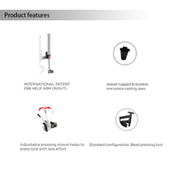 Machine à changer les pneus automatique certifiée CE UE-2011S, prix attractif aux Philippines, pour réparation automobile.