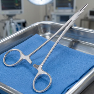 Porte-aiguille manuel en bois pour bébé, instrument chirurgical en acier inoxydable pour la chirurgie générale, certifié CE Classe I - Product Image 4