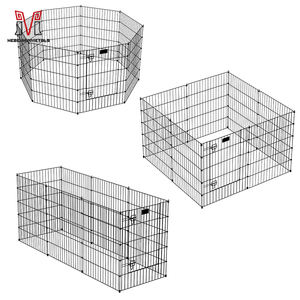 Assemblato in rete metallica pieghevole classica recinzione per cuccioli di casa canina cuccioli di gioco per cani penna da gioco per cani - Product Image 5