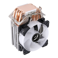 QiuzAim 90mm bureau 12e génération dissipateur de chaleur CPU silencieux 2/4/6 Tube en cuivre 1700 ordinateur CPU ventilateur 1155am4 refroidi à l'air 1151i5