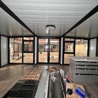 Nouveau modèle 2026 – Maison conteneur extensible bi-avantail durable, étanche, de luxe, moderne, pour bureau ou chambre