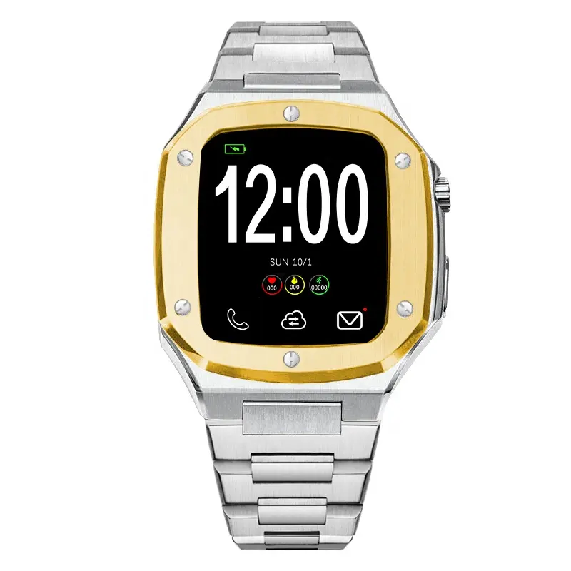 Hoge Kwaliteit Roestvrij Staal Fashion Luxe Horloge Case Voor Apple Iwatch Serie 4/5/6 Cover 360 Graden