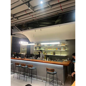 Customizable Multi-Function Durable <b>Stainless</b> <b>Steel</b> American Style <b>Workbench</b> Modern Luxury Bar Wine Cabinet for Party - Product Image 4