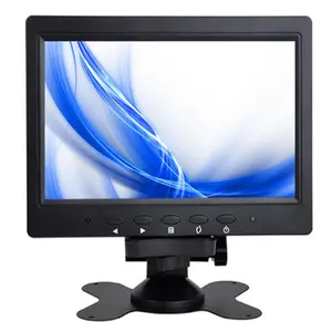 Small LCD Monitor 8 inch Desktop Computer Monitor With VGA DVI HDM Input