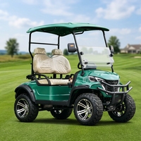 Voiturette de golf électrique personnalisable, tout-terrain, pour visites touristiques, pour parcours de golf, utilitaire