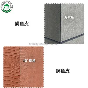 HZSY Soft Fácil Construção Imitado Couro Reciclar Materiais Flexível Wall Stone Couro Para Telhas De Parede Ao Ar Livre