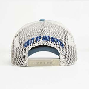 Gorra Trucker de Moda con Logotipo Personalizado de Poliéster/Algodón, Estilo Australiano, de Perfil Alto, Malla, Cierre Ajustable, 5 Paneles, Bordada - Product Image 5