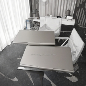 Promotional Black Aluminum <b>Metal</b> Business <b>Card</b> <b>Holder</b> for Desk Use 10x10cm - Product Image 3