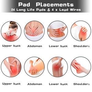 Precio de Fábrica, Instrumentos de Acupuntura Eléctrica Digital para Terapia de Cuerpo Completo, Unidad EMS TENS, 24 Modos, 20 Niveles de Intensidad, USB - Product Image 6
