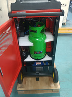 Máquina Totalmente Automática de Recuperación, Recarga y Lavado de Refrigerante de Aire Acondicionado R134a y R1234yf LAUNCH Value 300 Plus Estación de Servicio AC
