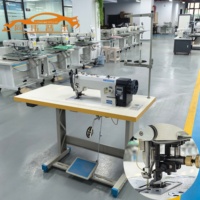 Machine à broder électronique à fixation plate, entraînement direct, haute capacité LED, pneumatique, pour la réparation du cuir et l'intérieur automobile