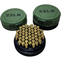 Boîte de rangement pour munitions 22 LR PLA, étanche, anti-humidité, portable, accessoire tactique et de chasse pour l'extérieur, avec boîte à munitions 9MM