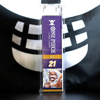 SHP Offre Spéciale Boîte de Présentation Premium en Acrylique Transparent pour Deck de Démarrage One Piece - Boîte de la Bannière des Chapeaux de Paille avec Couvercle Magnétique