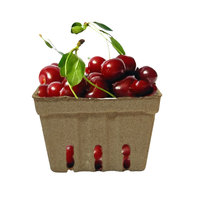Paniers de baies jetables en fibre de pulpe biodégradable écologiques personnalisés Boîte de bols pour plateau de fruits à la fraise