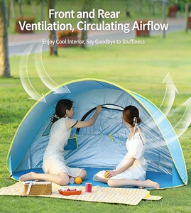 La <span class=keywords><strong>Tenda</strong></span> Pop-up Alpine Breeze Pronta all'Uso per Laghi e Riva di Fiumi con Circolazione Migliorata dell'Aria Fresca - Product Image 6