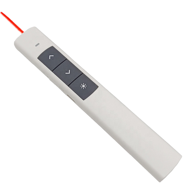 Rechargeable Wireless Laser Presenter Red Laser Pointer Clicker Pen for Teaching & Meetings Remote Feature
