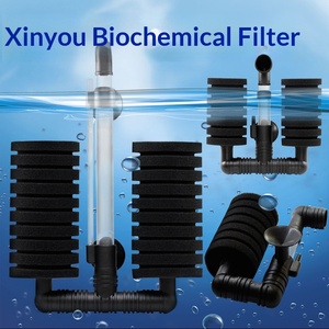 Xinyou XY2830/2831/2822 Sponge Double Head Mini <strong>Aquarium</strong> Filter with Pneumatic System and Cotton for <strong>Fish</strong> <strong>Tank</strong> - Product Image 2