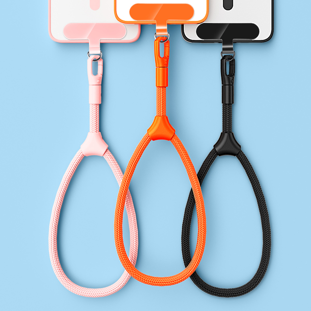 High Quality Durable Nylon Phone Lanyard with Quick-Release Tether Patch - Adjustable Wristlet & Keychain for All Smartphones