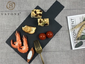 Tablas de pala de pizarra ecológicas, tablas de quesos, manteles individuales, platos de cena y vajilla <span class=keywords><strong>para</strong></span> cocinas y <span class=keywords><strong>restaurantes</strong></span> - Regreso a clases - Product Image 4