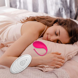 Mainan Seks Dewasa Getar Tanpa Kabel Bentuk Telur untuk Wanita, Silikon Tahan Air, Ramah Kulit, Stimulasi Titik G - Product Image 5