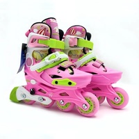 Patins à roulettes réglables pour enfants, garçons et filles, patins à roulettes professionnels adaptés aux débutants