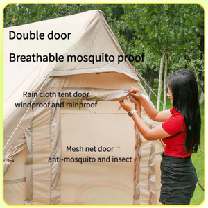Casa di lusso della <span class=keywords><strong>tenda</strong></span> della grande casa della famiglia della <span class=keywords><strong>tenda</strong></span> con la serie completa di attrezzatura impermeabile durevole per il <span class=keywords><strong>campeggio</strong></span> di notte all'aperto - Product Image 4