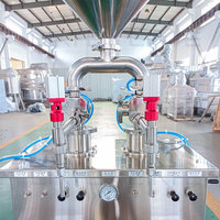 Machine de remplissage semi-automatique pour liquides, pâtes, gels, sauces alimentaires et shampooings