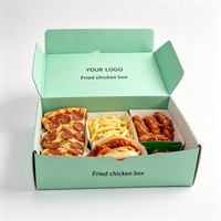 Boîte à emporter de qualité alimentaire pour poulet frit, frites, pizza, hot-dogs et autres snacks – Emballage alimentaire rapide et délicieux