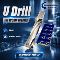 Foret en U indexable WC, foret en U avec plaquettes WCMX CNC pour perçage rapide du métal