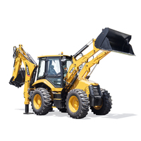 Chargeuse-pelleteuse compacte SANY 10,5T avec godet de chargement de 1,1 m³ et godet d'excavation de 0,2 m³