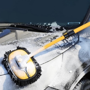 Cepillo de Lavado de Autos LQ260913 para Dropshipping en Shopify, con Mango Largo, Kit de Limpieza de Microfibra Chenille, Palo Extensible y Flexible - Product Image 6