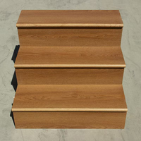 Ventes chaudes : marches d'escalier SPC écologiques, durables et imperméables pour usage intérieur (hôpital, villa, appartement, hôtel)