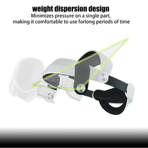 ชุดหูฟัง <span class=keywords><strong>VR</strong></span> ที่ทนทานและปรับได้พร้อมสายรัดศีรษะสำหรับติดตั้งง่ายอุปกรณ์ช่วยลดน้ำหนักสำหรับอุปกรณ์เสริม visation Pro <span class=keywords><strong>VR</strong></span> - Product Image 4