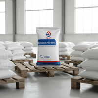 Chlorhydrate de bétaine de qualité alimentaire pour porcs et bétail : favorise la croissance musculaire et la production de viande maigre