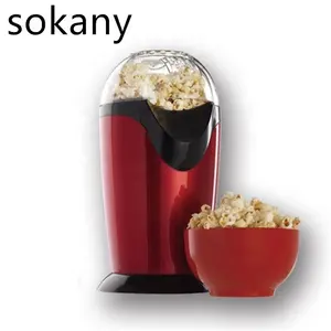 Soakny New Electric Corn Popcorn Maker Household Automatic Mini Air Popcorn Making Machine DIY Corn Popper For Children Gift